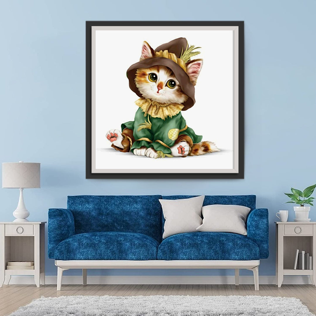 Katten in Boerenkleren Diamond Painting