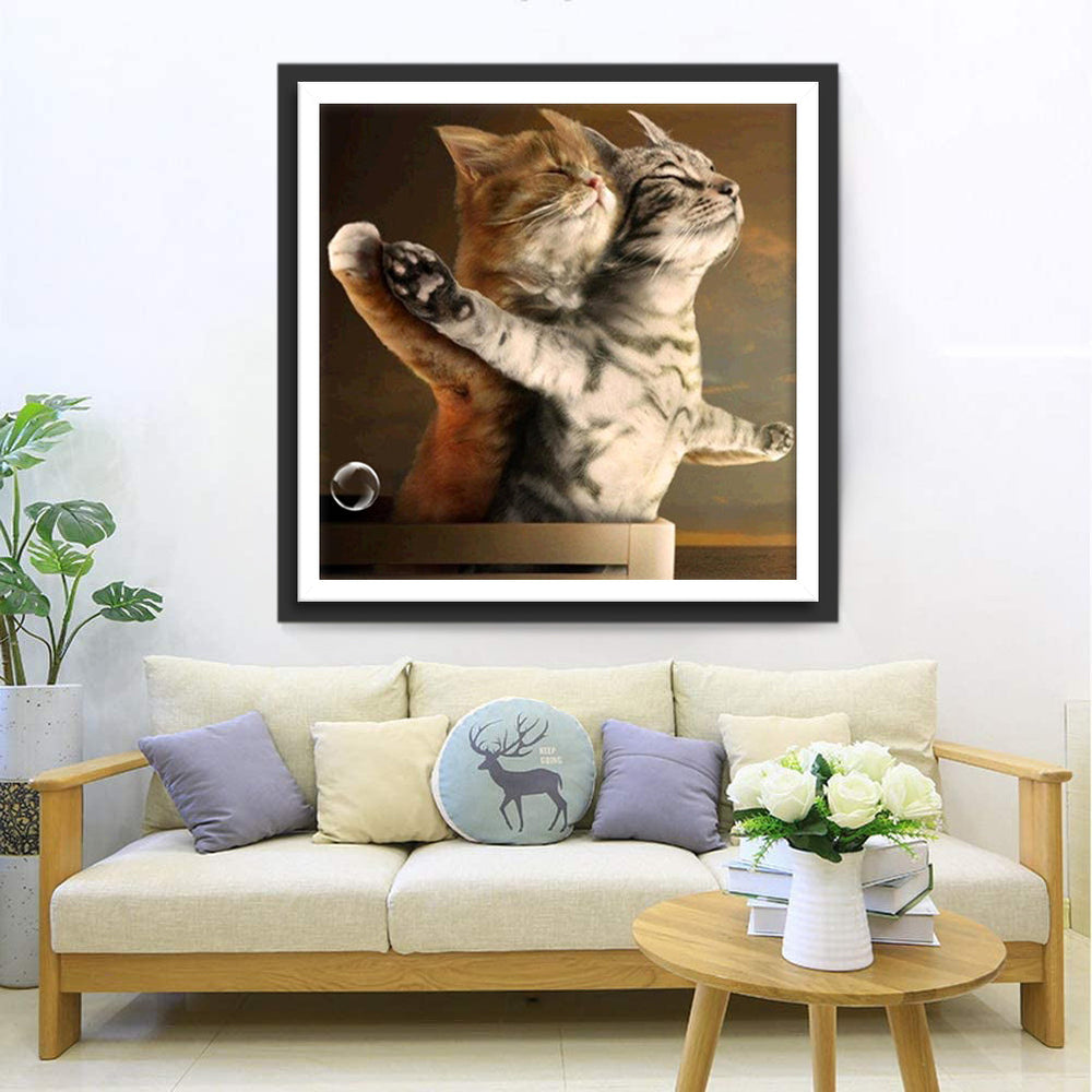 Katten-Titanic Diamond Painting