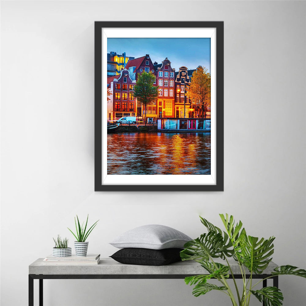 Klassiek Amsterdamse Gezicht Diamond Painting