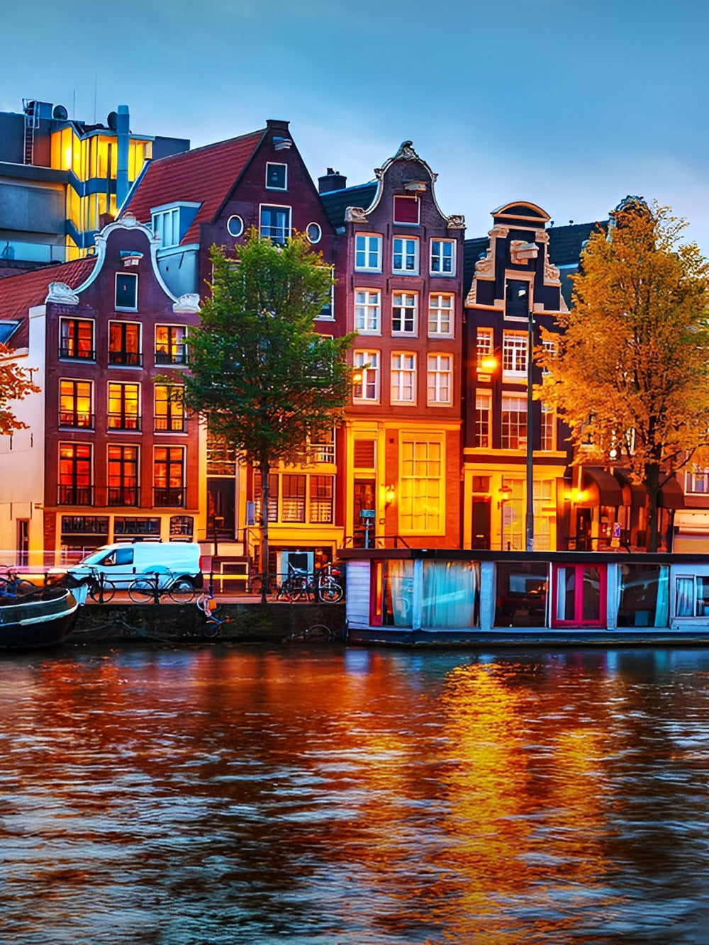 Klassiek Amsterdamse Gezicht Diamond Painting