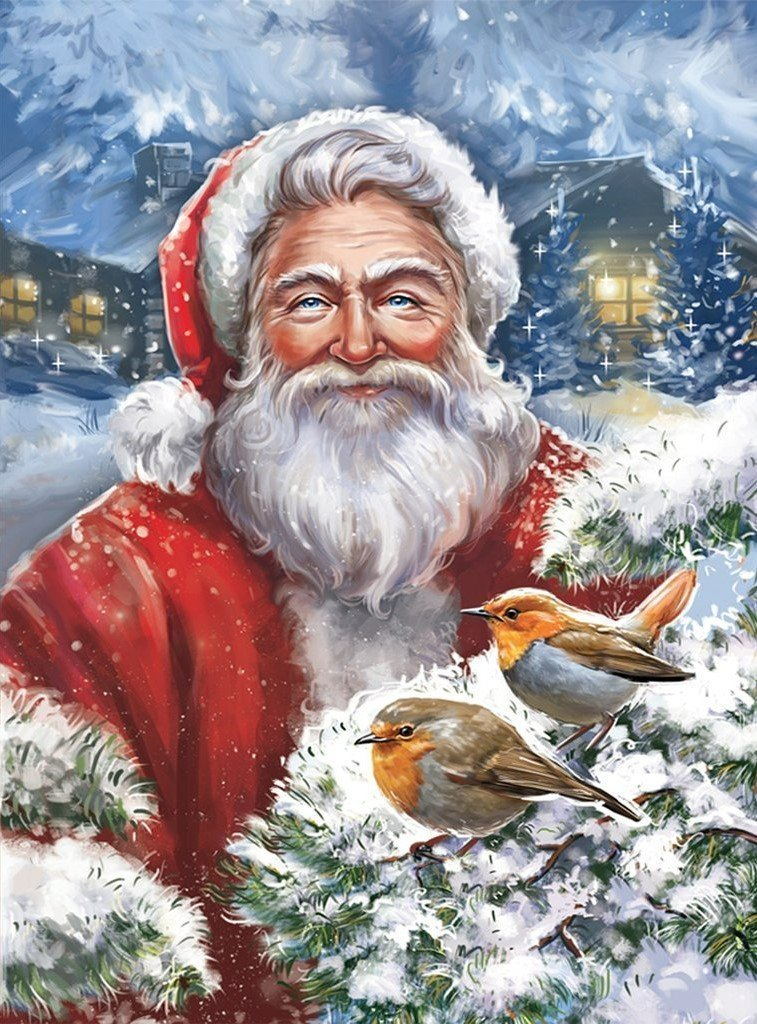 Klassiek Schone Kerst Diamond Painting