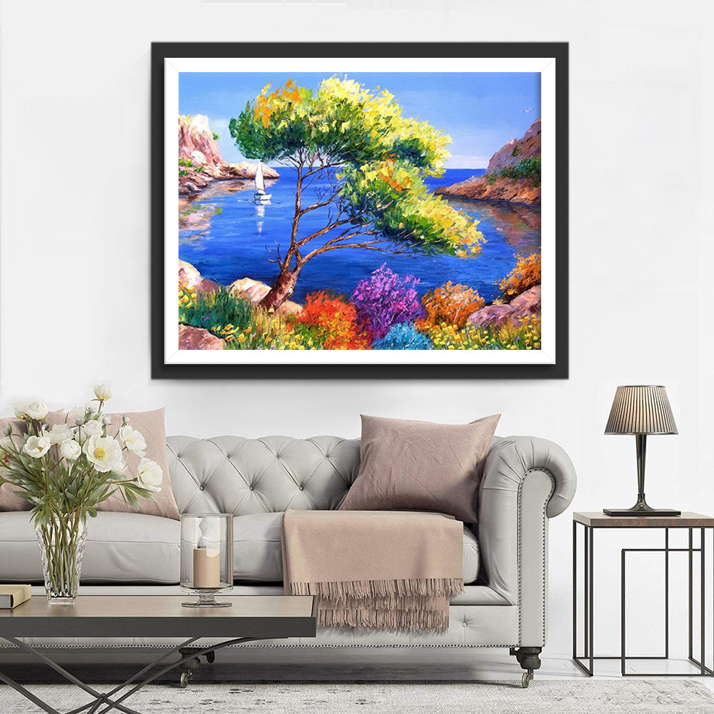 Kleuren aan de Kust Diamond Painting