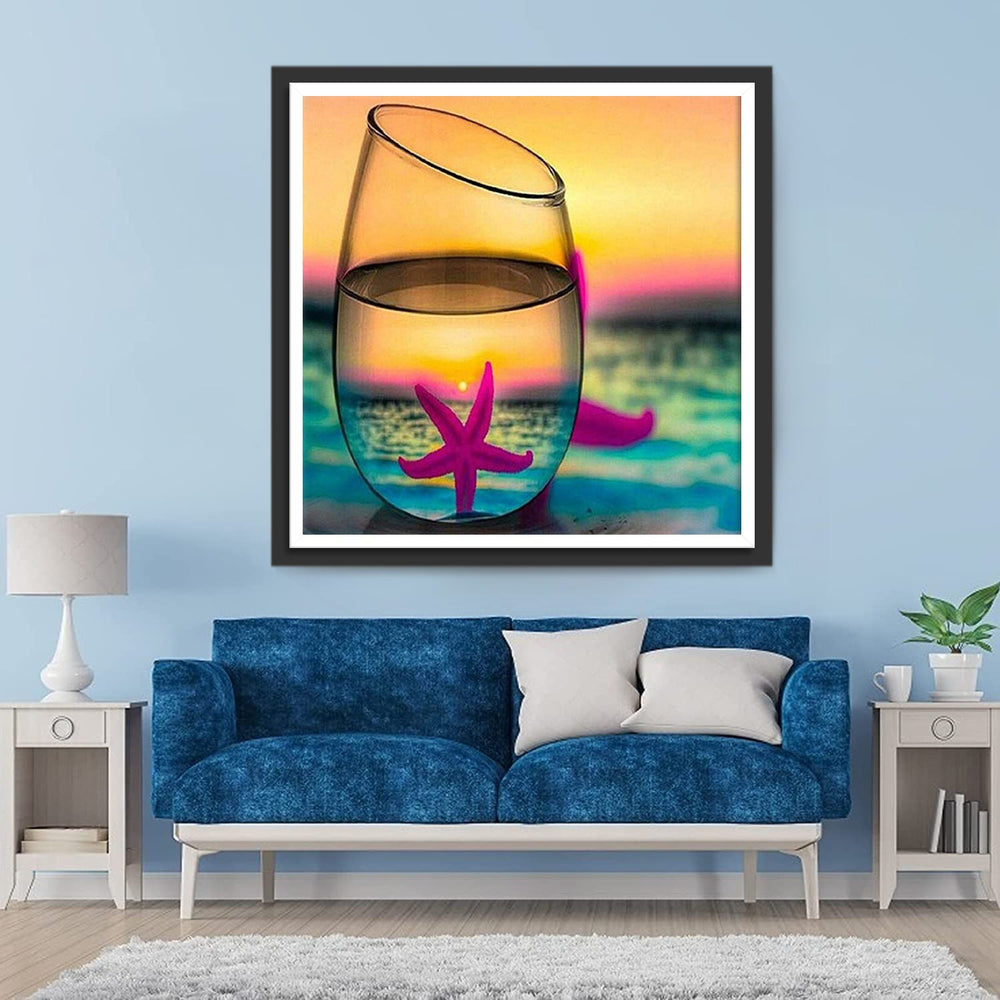 Kleurrijke Lippen en Vlinderdans Diamond Painting
