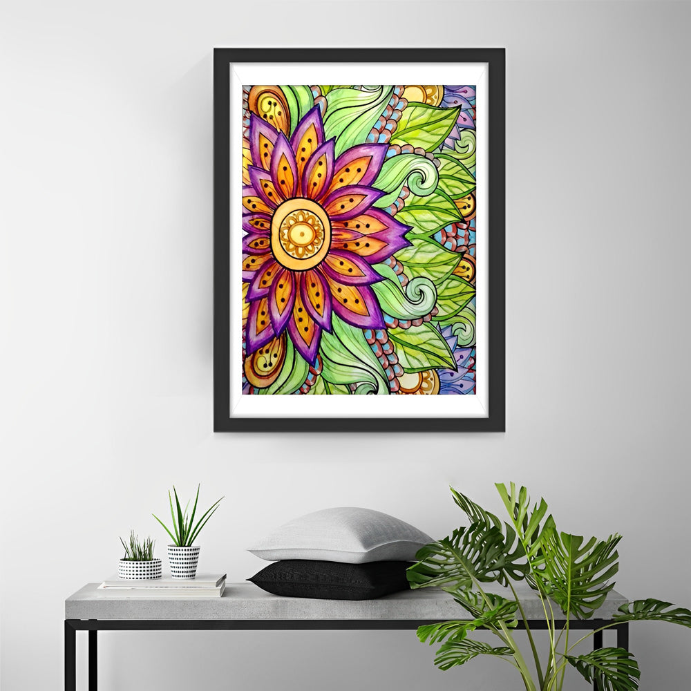 Kleurrijke Mandala-Patronen Diamond Painting
