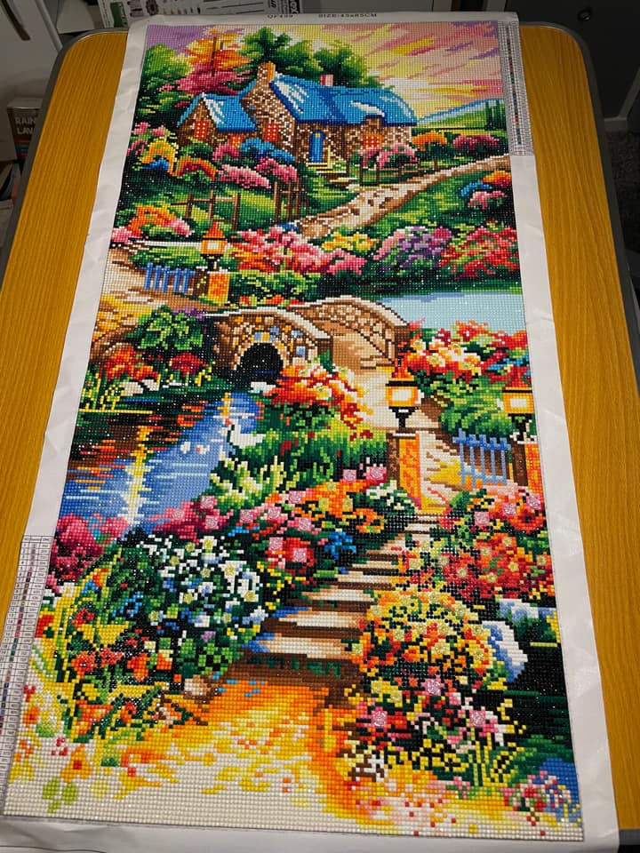 Kleurrijke Omgeving Diamond Painting