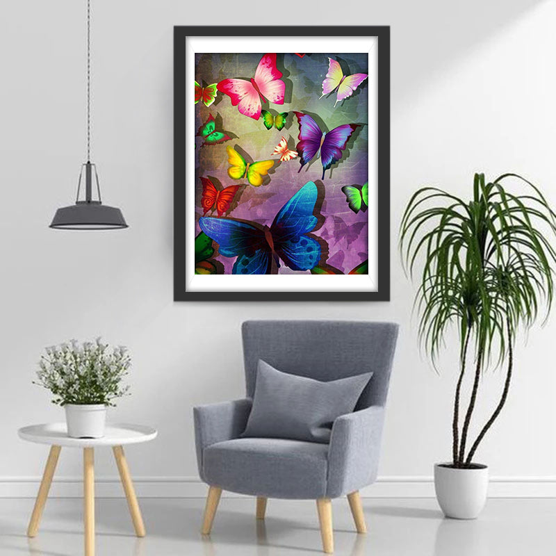 Kleurrijke Vlinders Diamond Painting