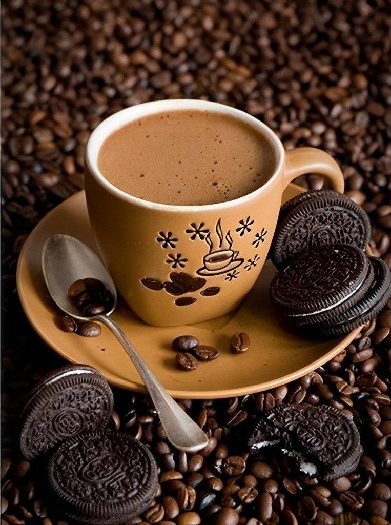 Koffie en Dessert Diamond Painting