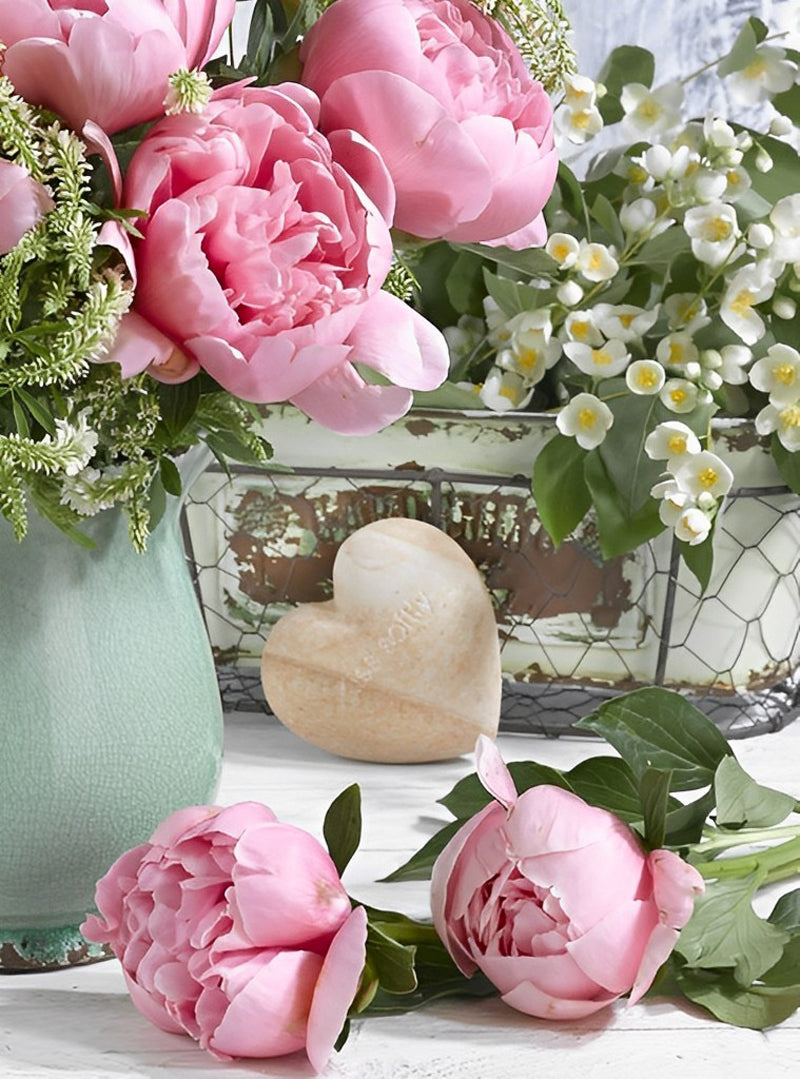 Kolossale Roze Bloesems Diamond Painting