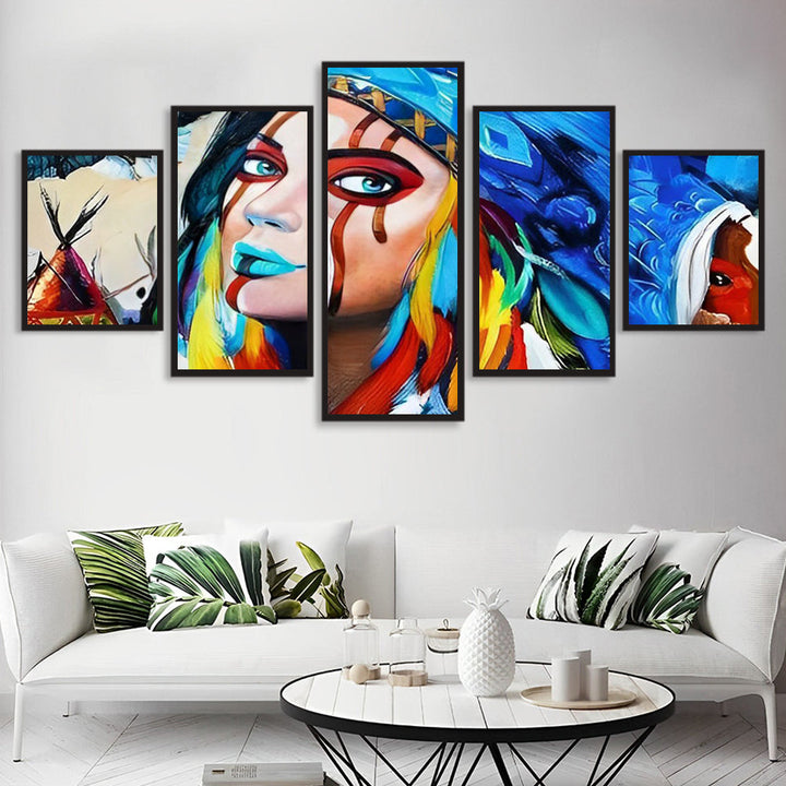 Kunstzinnige Verzameling 5 Platen Diamond Painting