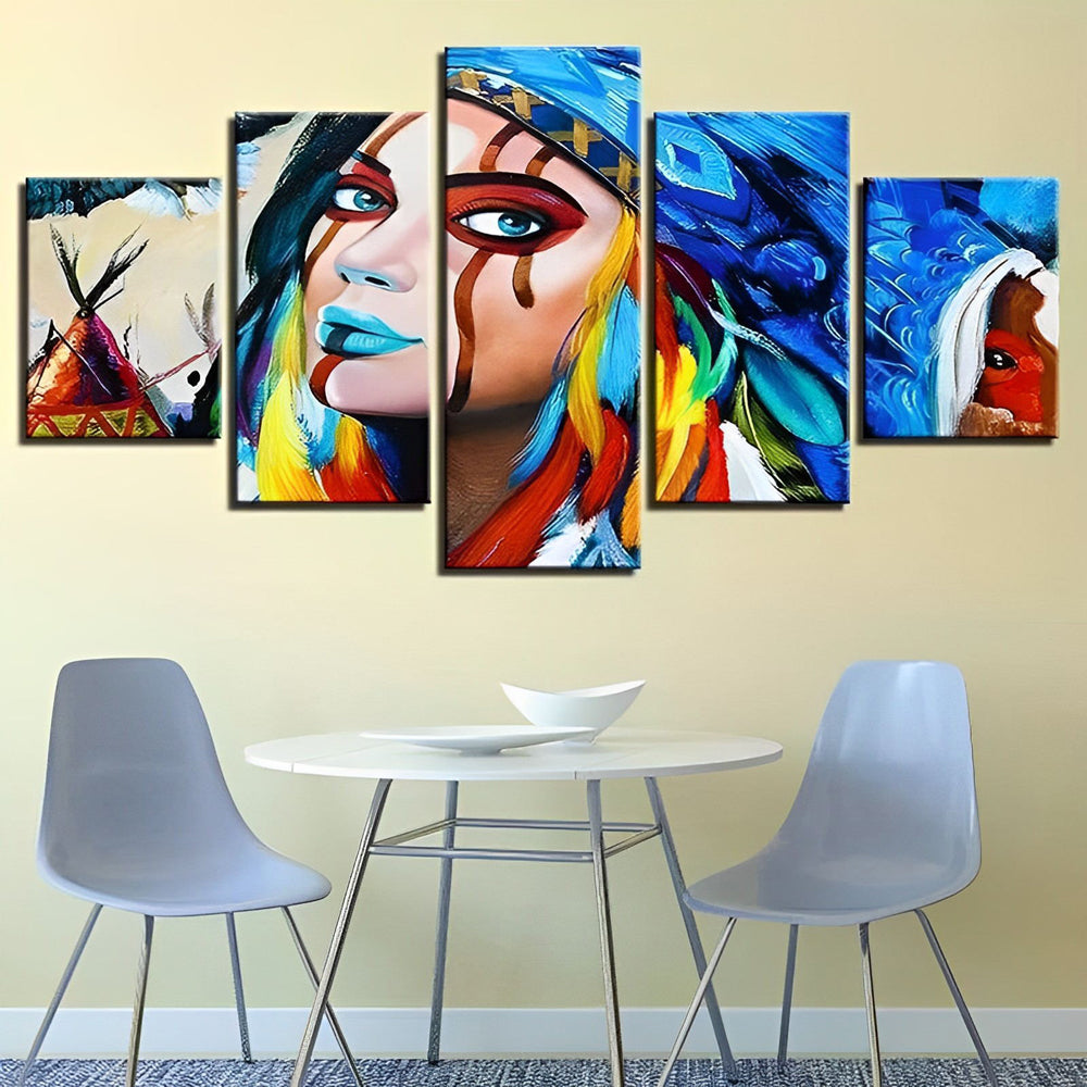 Kunstzinnige Verzameling 5 Platen Diamond Painting