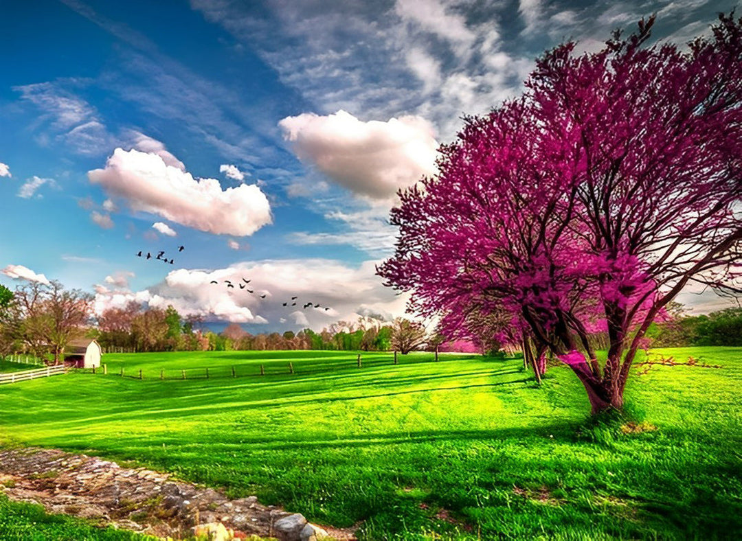 Levendige Lente Diamond Painting