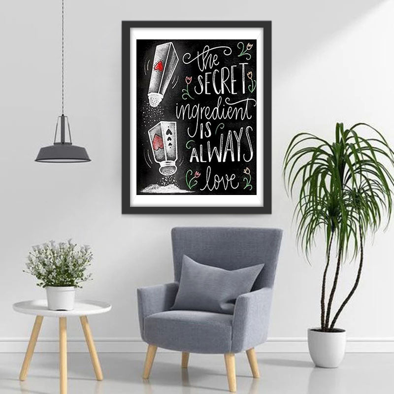 Liefde, het Geheime Ingrediënt Diamond Painting