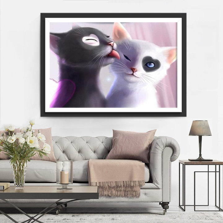 Liefdesverbinding in de Wereld van Katten Diamond Painting