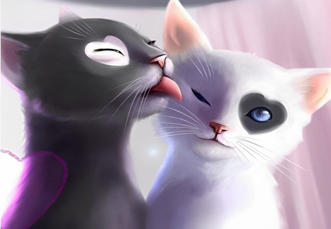 Liefdesverbinding in de Wereld van Katten Diamond Painting