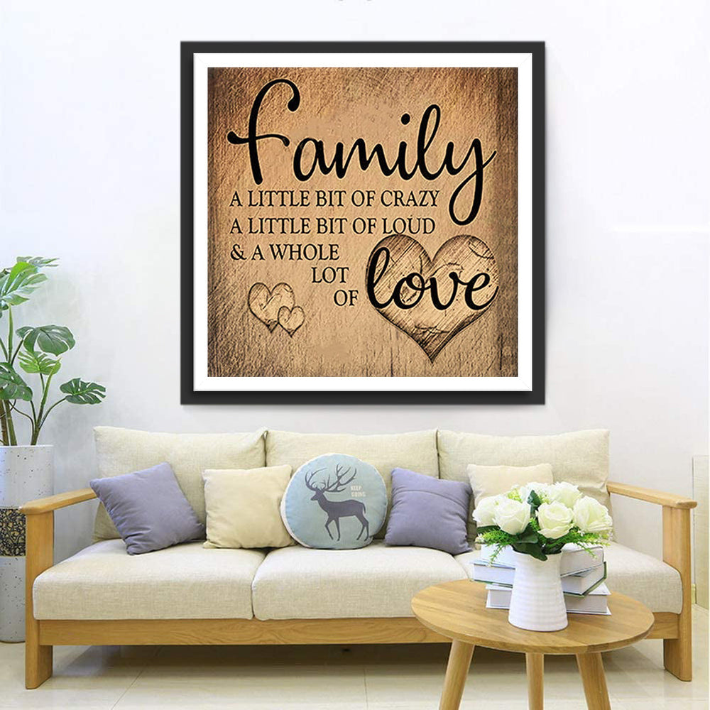 Liefdevolle Familie Diamond Painting
