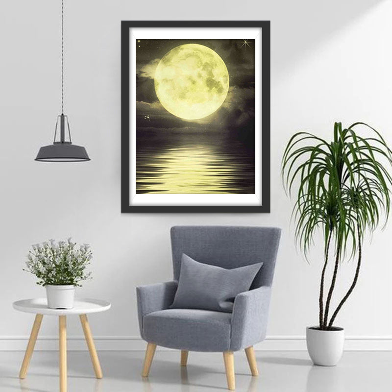 Maanlicht over het Water Diamond Painting