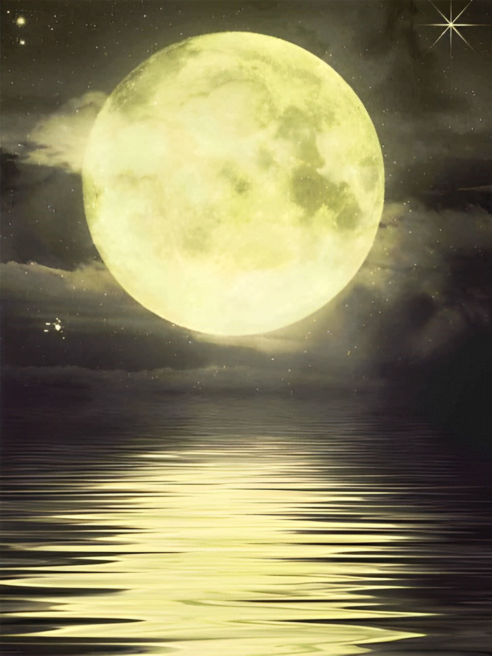 Maanlicht over het Water Diamond Painting