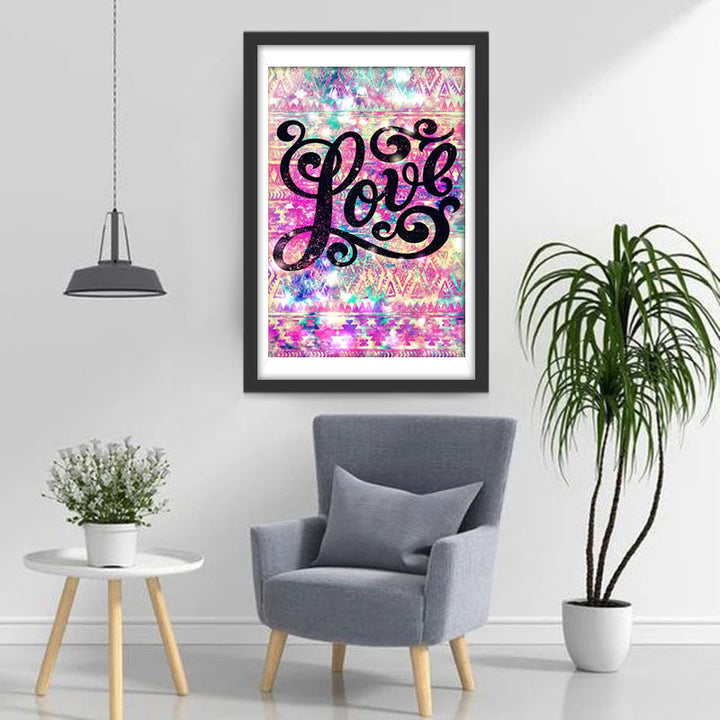 Magische Uitroep van Liefde Diamond Painting