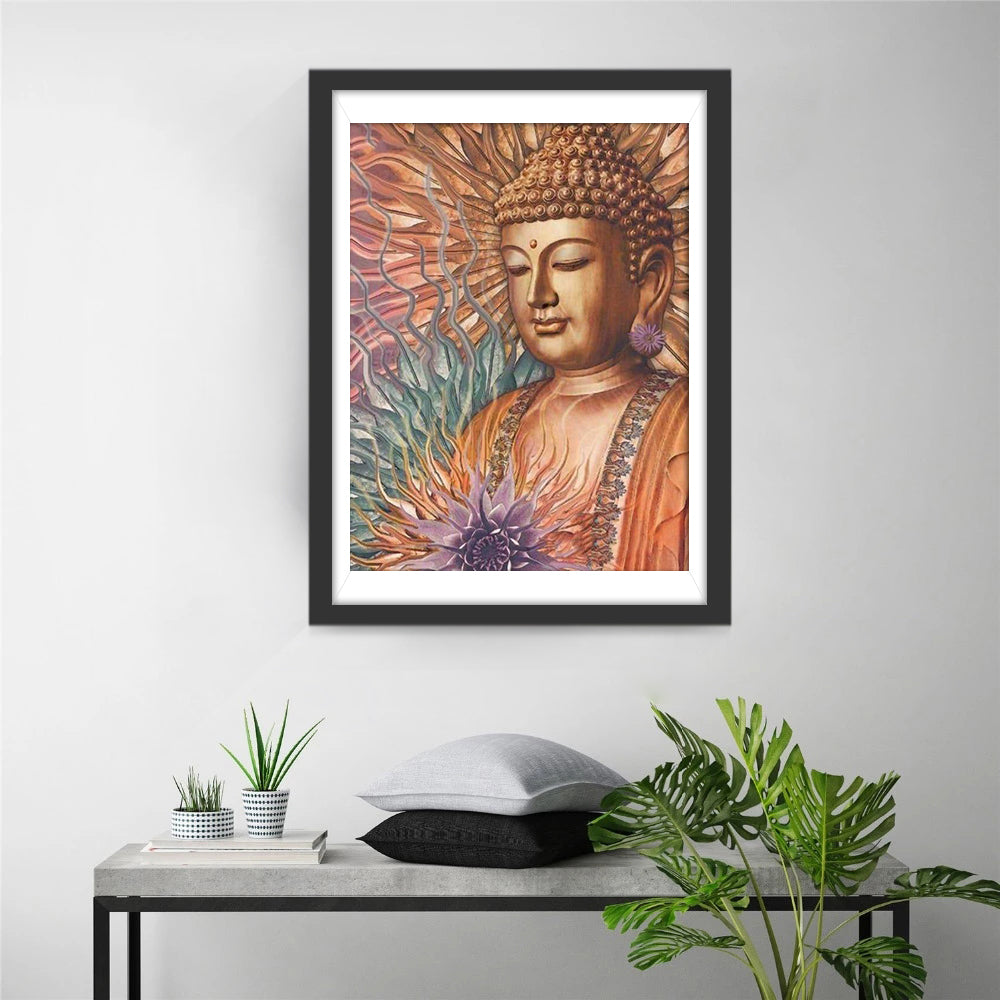 Majestueuze Boeddha-afbeelding Diamond Painting