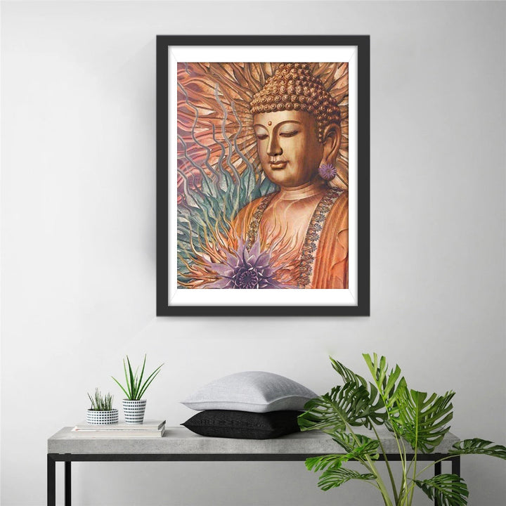 Majestueuze Boeddha-afbeelding Diamond Painting