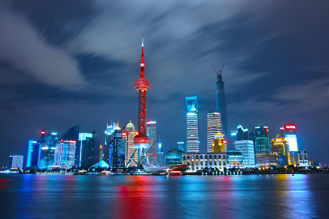 Moderne Metropol van Shanghai Diamond Painting