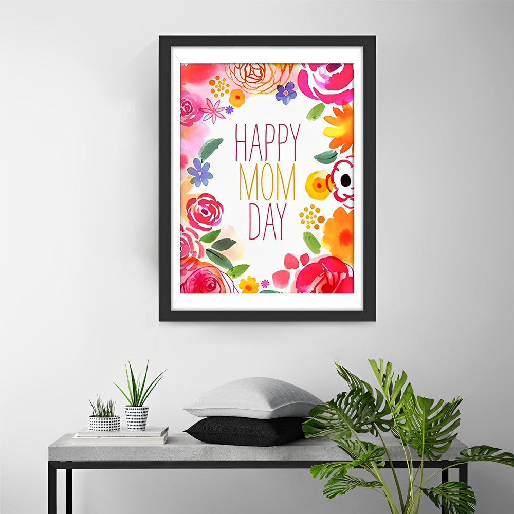 Moederdag Poster Diamond Painting