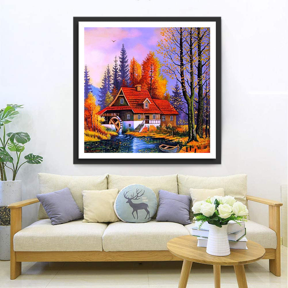 Molenhuis aan de Beek Diamond Painting