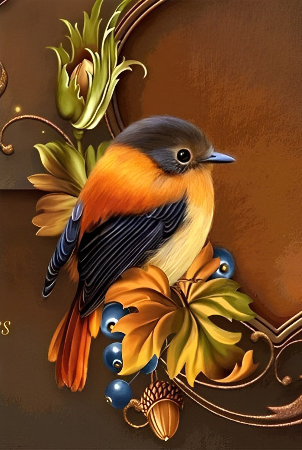 Mus op het Ornament Diamond Painting