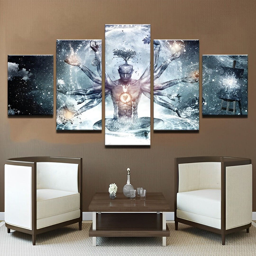 Mysterieus Kosmisch Wezen 5 Platen Diamond Painting