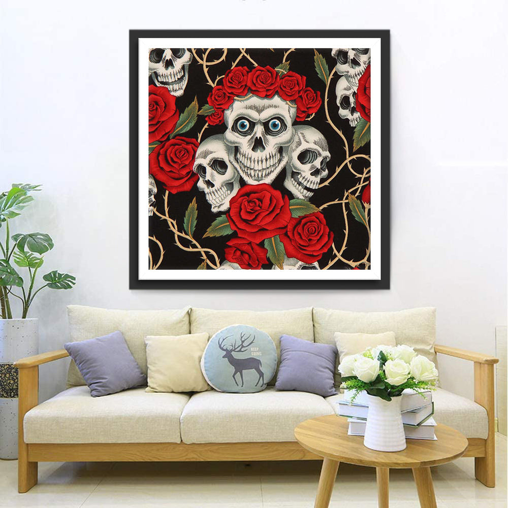 Mysterieuze een Griezelige Patroon Diamond Painting