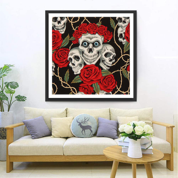 Mysterieuze een Griezelige Patroon Diamond Painting