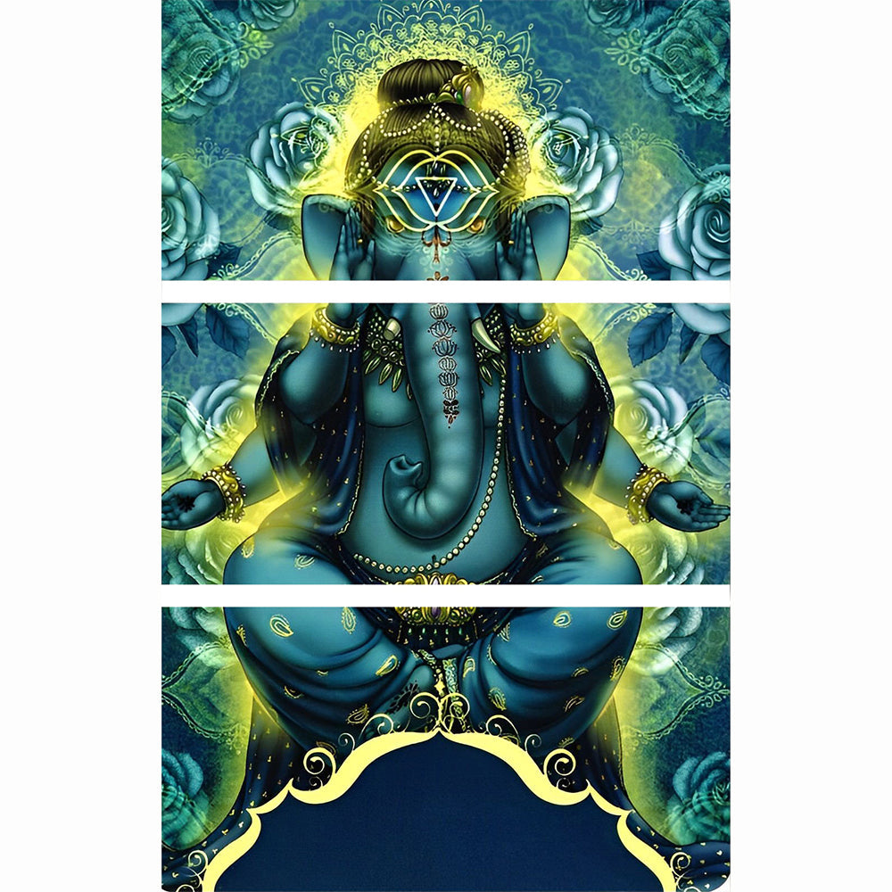 Mystieke Ganesha 3 Platen Diamond Painting