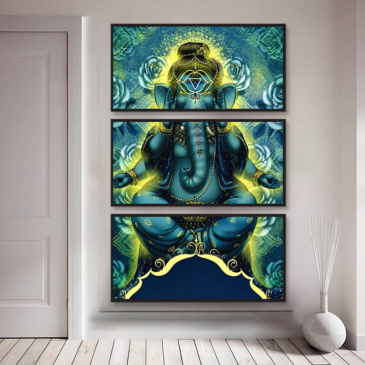 Mystieke Ganesha 3 Platen Diamond Painting