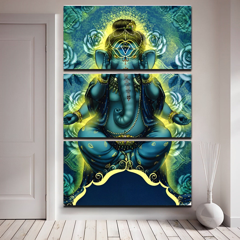 Mystieke Ganesha 3 Platen Diamond Painting