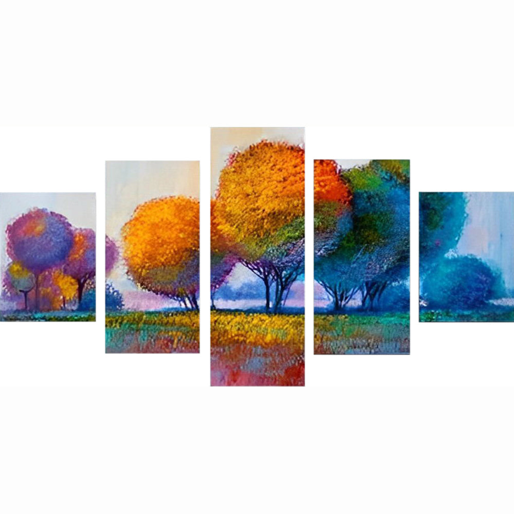 Natuurlijk Harmonieuze Bomenbeelden 5 Platen Diamond Painting