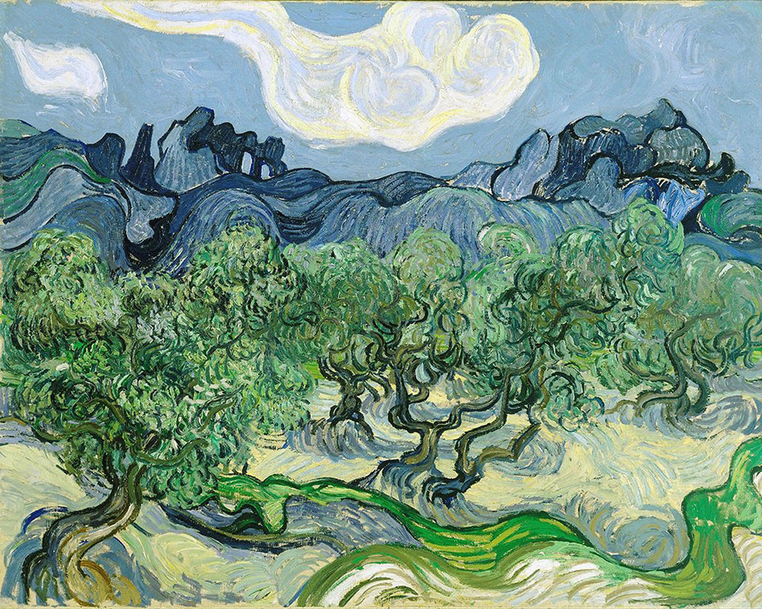 Natuurlijke Sfeer van het Oliveboomveld Diamond Painting