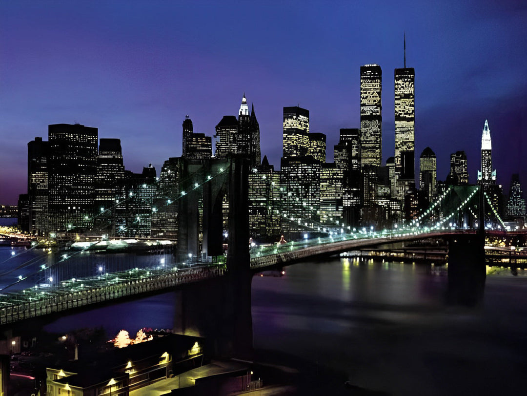 New York bij Nacht Diamond Painting