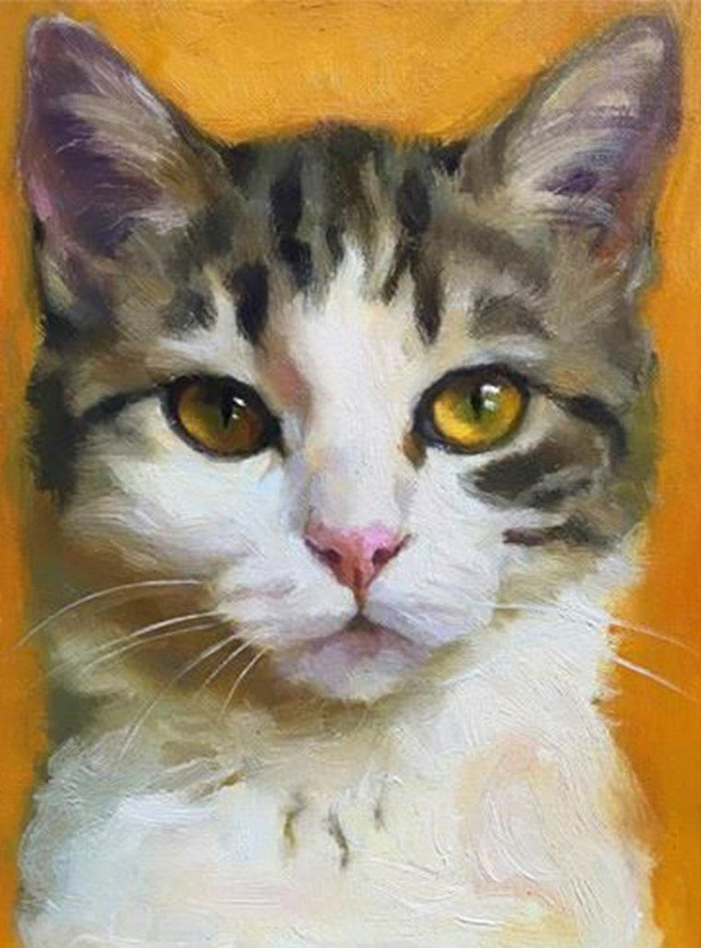 Olieverfstijl Een kat Diamond Painting