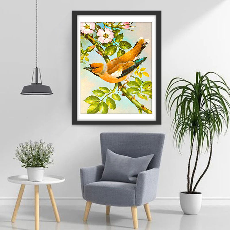 Oosterse Groenling Diamond Painting