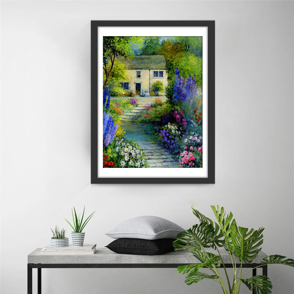 Pad naar een ver Huis Diamond Painting