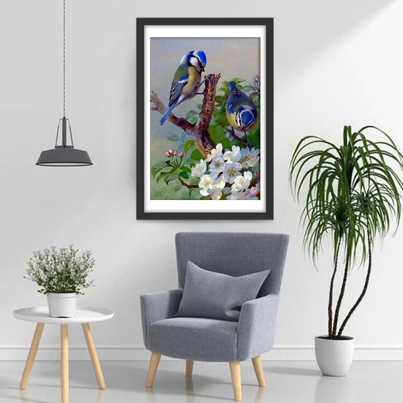 Pimpelmezen en Bloemen Diamond Painting