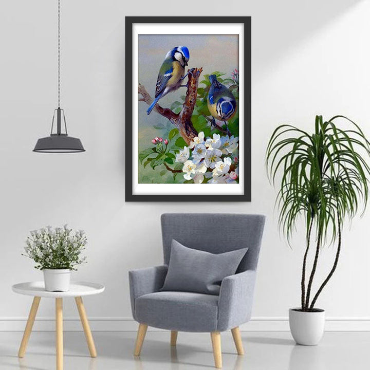 Pimpelmezen en Bloemen Diamond Painting