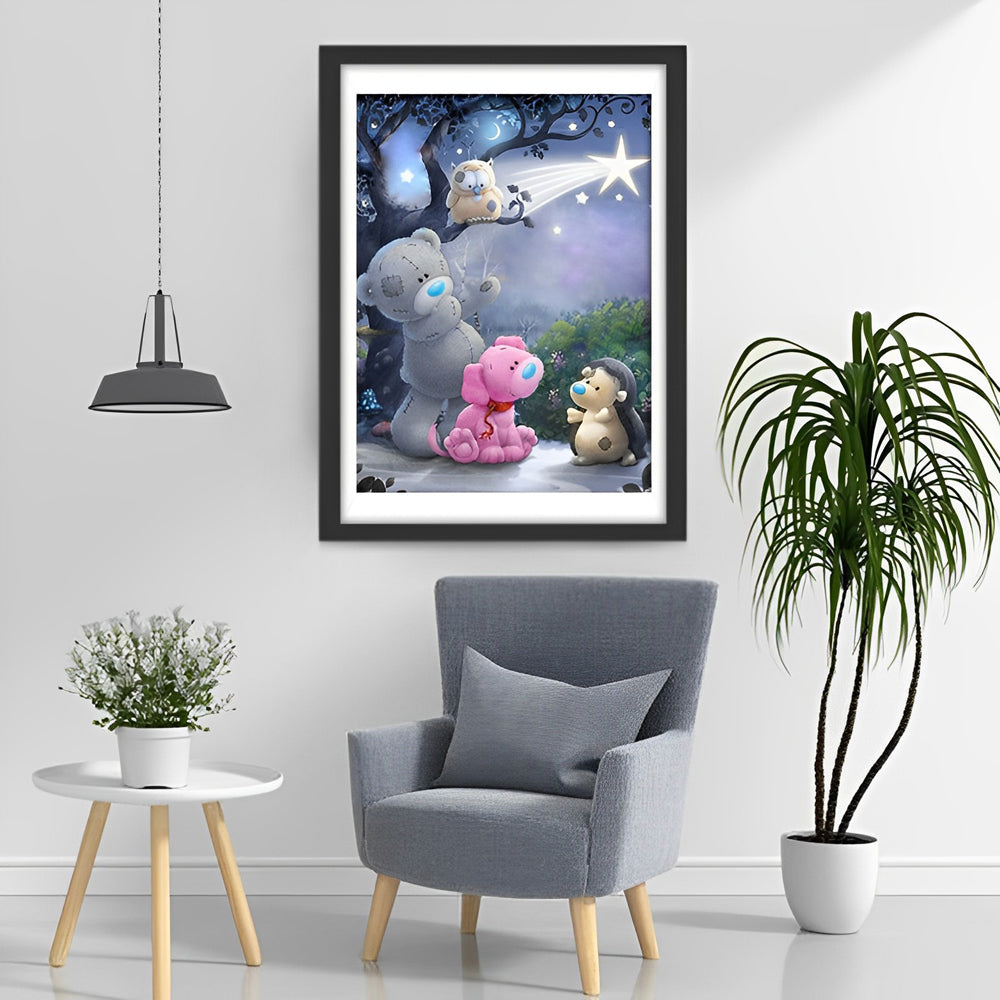 Poppen onder de Sterren Diamond Painting