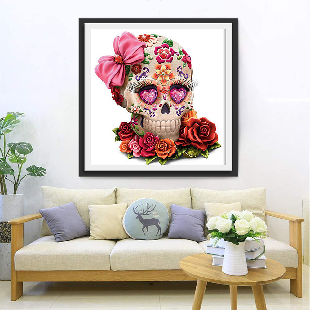 Prachtig Lief Doodskop Diamond Painting