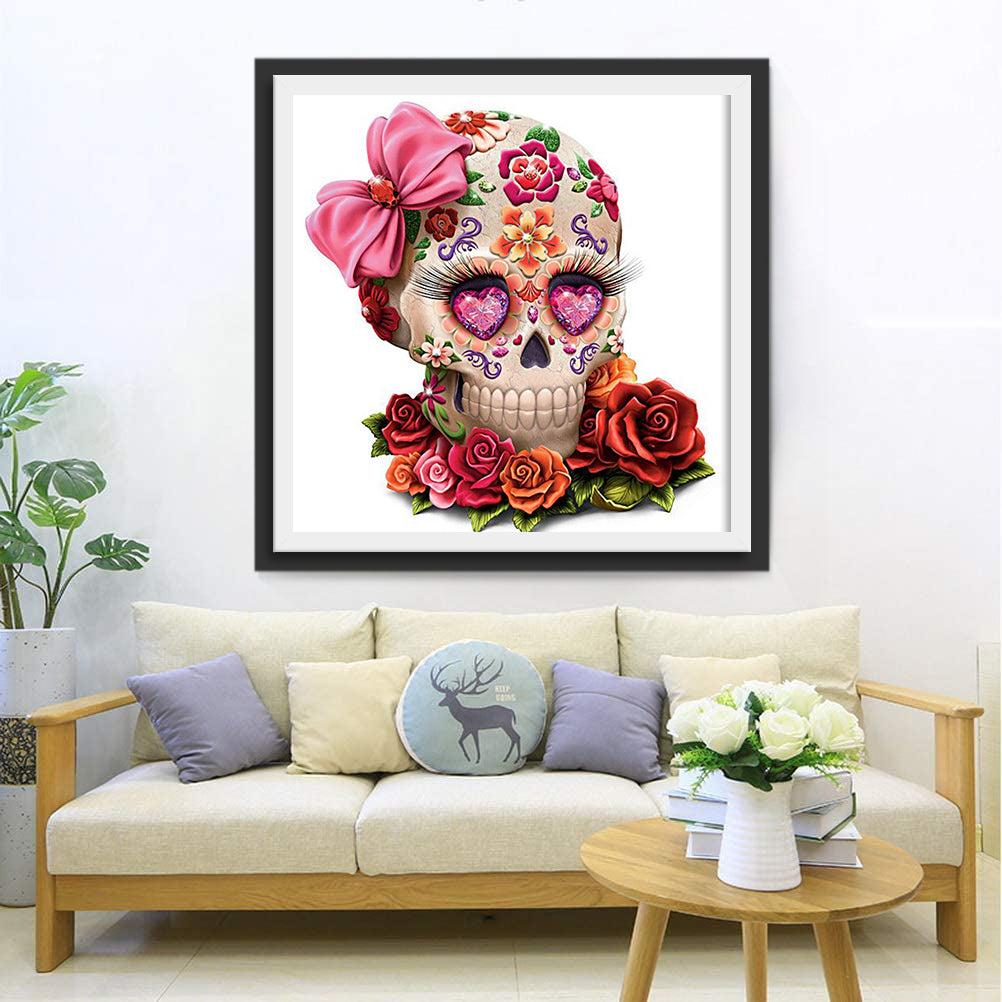 Prachtig Lief Doodskop Diamond Painting