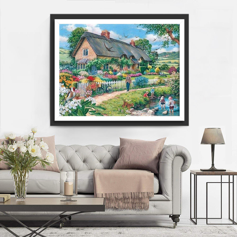 Prachtig Plattelandsbeeld Diamond Painting