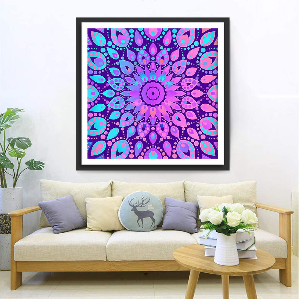 Psychedelische Geometrie Diamond Painting