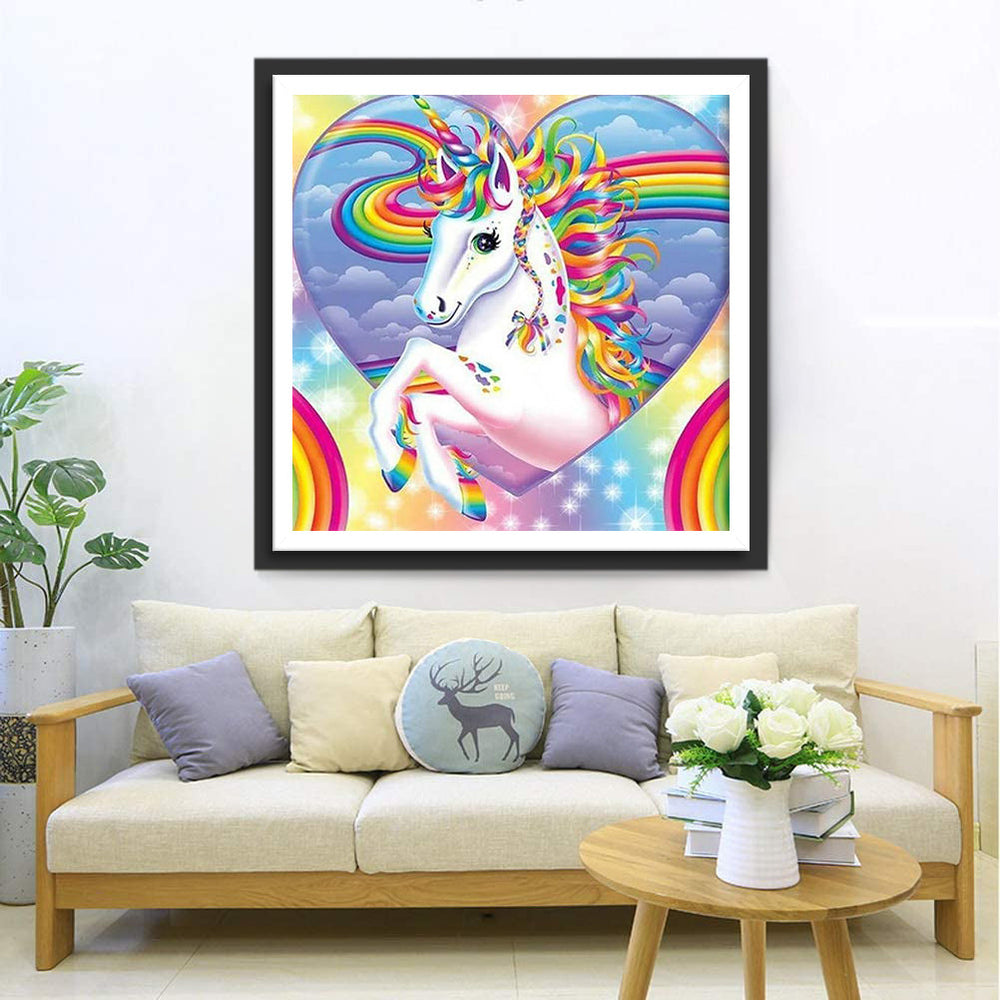 Regenboog Eenhoorn Diamond Painting