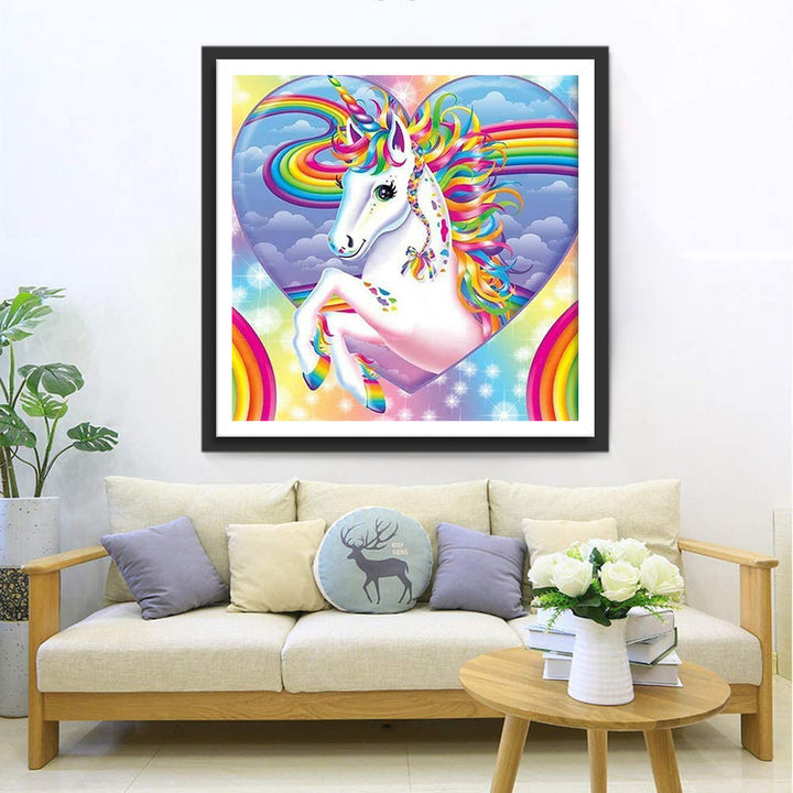 Regenboog Eenhoorn Diamond Painting