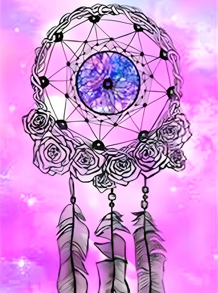 Rozen-oogdromenvanger Diamond Painting
